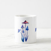 Waterverf paddenstoelen Kunstmatige klassieke Mok (Center)