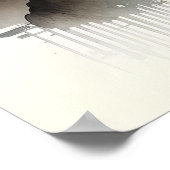 Waterverf Pagode Kunst Poster (Hoek)