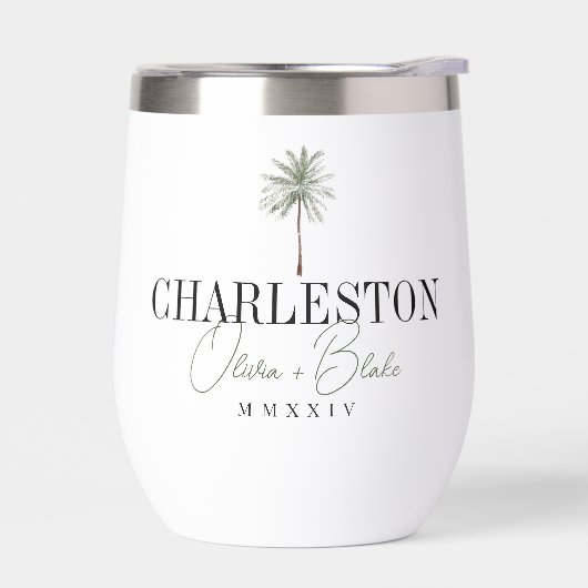 Waterverf Palm Bestemming Trouwgunst (Links)