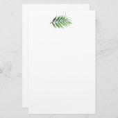 Waterverf Palm Briefpapier (Voorkant / Achterkant)