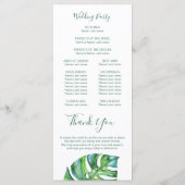 Waterverf Palm Leaf - bestemmingsprogramma voor br Programma (Achterkant)