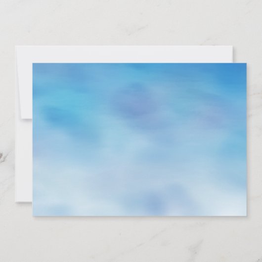 Waterverf Palm Leaves Rehearsal Dinner Kaart (Achterkant)