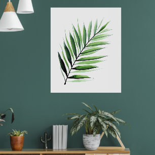 Waterverf Palm Poster