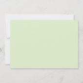 Waterverf Palm Tree Beach Tropical Island Huwelijk Kaart (Achterkant)