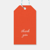 Waterverf Palm Tree Ornamenten Kerstmis in juli Cadeaulabel (Achterkant)