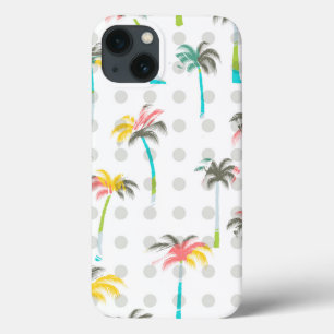 Waterverf Palm Trees iPhone 13 Hoesje