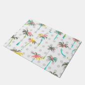 Waterverf Palm Trees Deurmat (Schuin)