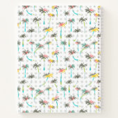 Waterverf Palm Trees Notitieboek (Achterkant)