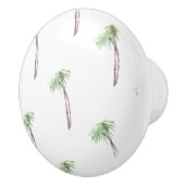 Waterverf palmboomklep keramische knop (Rechts)