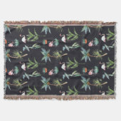 Waterverf palmpatroon deken (Voorkant)