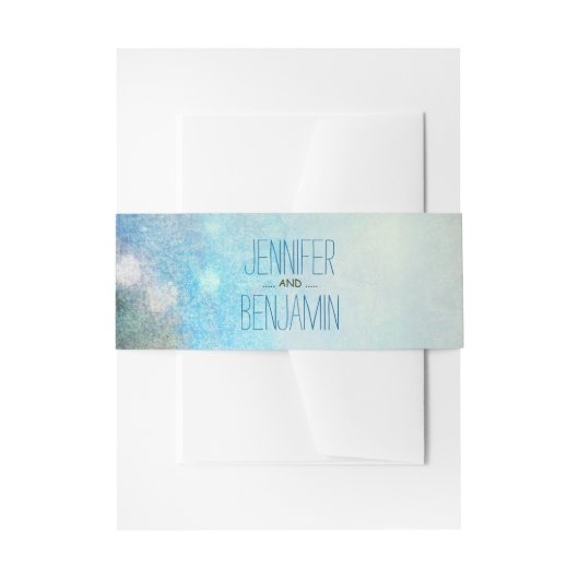 waterverf palms bruiloft uitnodigingen wikkel (Voorkant Voorbeeld)