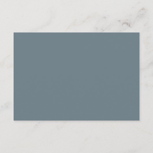 Waterverf Palms en Slate Wedding Informatiekaartje (Achterkant)