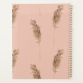 Waterverf Pampas Personalized Teacher Gift Planner (Achterkant)