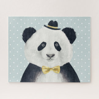 Waterverf Panda Beer Legpuzzel