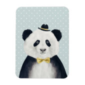 Waterverf Panda Beer Magneet (Verticaal)