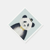 Waterverf Panda Beer Servet (Hoek)