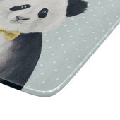 Waterverf Panda Beer Snijplank (Hoek)