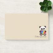 Waterverf Panda met regenbooghart Post-it® Notes (Kantoor)