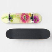 Waterverf papaver 2 skateboard (Horizontaal)