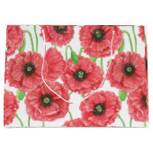 Waterverf papaver large cadeauzakje (Voorkant)