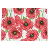 Waterverf papaver large cadeauzakje (Achterkant)