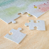 Waterverf - papaver legpuzzel (Zijkant)