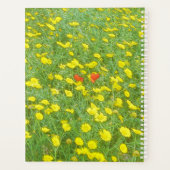 Waterverf papaver planner (Achterkant)