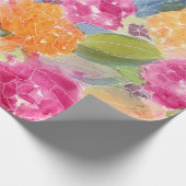 Waterverf papier voor florale verpakking (Hoek)