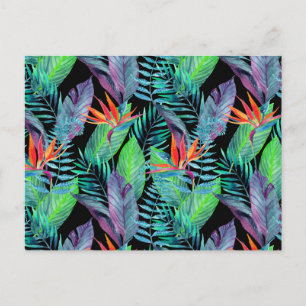 Waterverf paradijsvogel 2 briefkaart