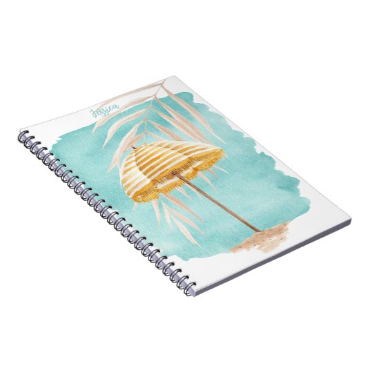 Waterverf paraplu Notitieboek (Rechterzijde)