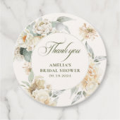 Waterverf parels en Prosecco Vrijgezellenfeest gun Bedankjes Labels (Voorkant)