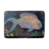 Waterverf Parrotfish Badmat (Voorkant)