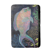 Waterverf Parrotfish Badmat (Voorkant Verticaal)