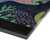 Waterverf Parrotfish Snijplank (Hoek)