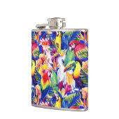 Waterverf parrots heupfles (Links)