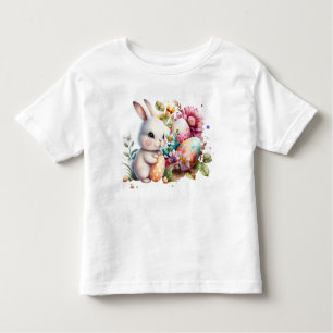 Waterverf Pasen Bunny Kinder Shirts