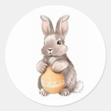 Waterverf Pasen Bunny