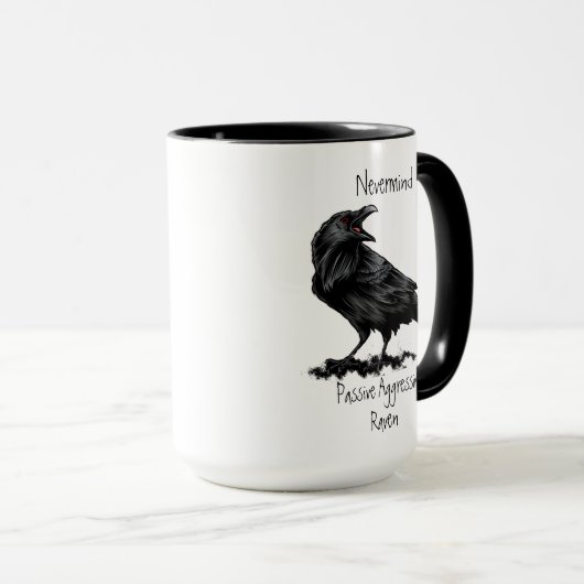 Waterverf Passieve agressieve radiofrequente offer Mok (Voorkant rechts)