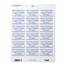 Waterverf Pastel Bloemen BE KIND