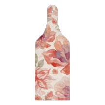 Waterverf Pastel Bloemen Licht Sinaasappel