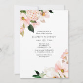 Waterverf Pastel Blush Pink Floral Vrijgezellenfee Kaart (Voorkant)
