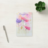 Waterverf Pastel Floral Post-it® Notes (Kantoor)
