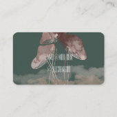 Waterverf Pastel-paddenstoel Visitekaartje (Achterkant)