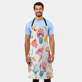 Waterverf Pastel Paddenstoelen Schort (Gedragen)