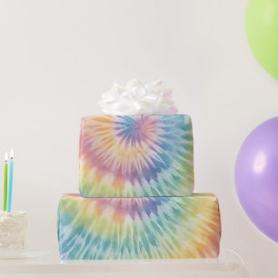 Waterverf Pastel Rainbow Tie Dye Cadeaupapier