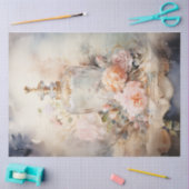  waterverf pastel shabby chique parfum tissuepapier (Craft)