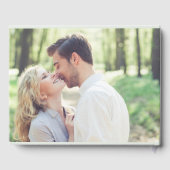 Waterverf Pastel Succulenten Bruiloft Gastenboek (Achterkant)