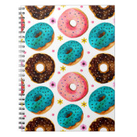 Waterverf patroon met roze, blauw en chocolade d
