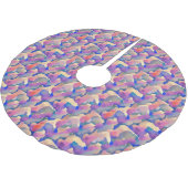 Waterverf Patroonboomrok Kerstboom Rok (Gekanteld)