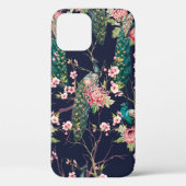 waterverf patroonpauze op een boomkerrie, bloem Case-Mate iPhone case (Achterkant)